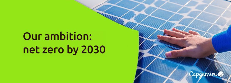 Capgemini pledges to become carbon neutral and net zero